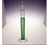 Image of Kimble/Kontes KIMAX Brand Single Metric Scale Graduated Cylinders, Class B, with Glass Stoppers 20039 250, Pack of 2