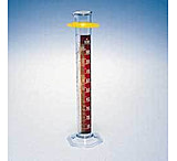 Image of Kimble/Kontes KIMAX Brand Single Metric Scale Graduated Cylinders, Class B, with Red Stripe 20024D 2000, Pack