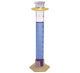 Image of Kimble/Kontes KIMAX Brand Single Metric Scale Graduated Cylinders, Educational Grade 20025B 25 Base Only, Case