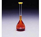 Image of Kimble/Kontes KIMAX Brand Volumetric Flasks with Snap Cap, Class A 28008 25, Pack of 6