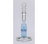 Image of Kimble/Kontes KIMAX Micro Volumetric Flasks with [ST] Glass Stopper, Cylindrical, Class A, Serialized and Certified, Kimble Chase 28017A 5