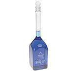 Image of Kimble/Kontes KIMAX Volumetric Flask with [ST] Glass Stopper, Square, Class A, Kimble Chase 28046 900
