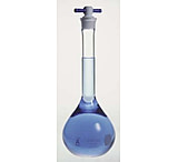Image of Kimble/Kontes KIMAX Volumetric Flasks with Color-Coded PTFE [ST] Stopper, Class A, Kimble Chase 28014F 10