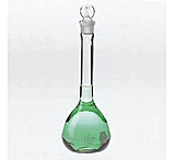 Image of Kimble/Kontes KIMAX Volumetric Flasks with [ST] Glass Stopper, Class A, Serialized and Certified, Kimble Chase 28017 1000