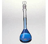 Image of Kimble/Kontes KIMAX Volumetric Flasks with [ST] Glass Stopper, Class B, Kimble Chase 28015 50