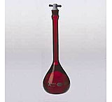 Image of Kimble/Kontes KIMAX Volumetric Flasks with [ST] PTFE Stopper, RAY-SORB, Class A, Kimble Chase 28016 50