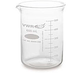 Image of Kimble/Kontes Griffin Low-Form Beakers with Double-Capacity Scale, Borosilicate Glass VW14000 30, Pack of 12