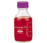 Image of Kimble/Kontes Storage/Media Bottles VW14398 1000 With Standard GL45 Polypropylene Cap, Case of 10