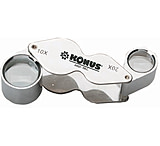 Image of Konus Microscope Accessory Metal Body Dual Linen Tester 10X And 20X Magnification 3021