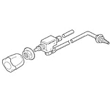 Image of Labconco Fixture and Faucet Kits for Protector Laboratory Hoods, Labconco 9809100 Service Fixture Kits Distilled Water