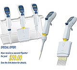 Image of Labnet Excel Electronic Pipette, 1-10µl. Eight Channel P3608L-10