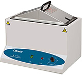 Image of Labnet 6L Mini Water Bath w/ Stainless Steel Gable Cover and Thermometer Clip - 120V W1106A