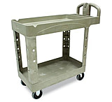 Image of Lagasse Brothers Cart Black 2-SHELF 39X18X33IN 450088