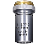Image of LOMO Objective, Plan Achromat, 2.5x, 0.08 N.A., DIN