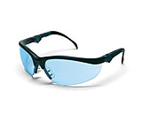 Image of MCR Safety Glasses Blk Fr Lt Bl Lens PK12 KD313