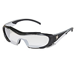 Image of MCR Safety HL1 Series Safety Glasses, Anti-Fog Lens, Non-Slip TPR Temples and Nose Piece, Extended Brow Guard