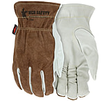 Image of MCR Safety Leather Drivers Work Gloves, Select Grade Cow Grain Leather, Kevlar Lined with Keystone Thumb
