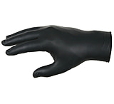 Image of MCR Safety NitriShield Stealth Disposable Nitrile Gloves, Powder Free Industrial Food Service Grade, 9.5in Length, 3 mil Thickness