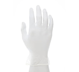 Image of MCR Safety SensaTouch Disposable Vinyl Gloves, Powdered Industrial Grade, 9.5in Length, 5 mil Thickness
