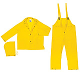 Image of MCR Safety Rainsuit Pvc 1PLY Yellow 4X O703X4