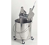Image of Micronova Bucket Ss Rnd W/2&quot;CASTRS 32QT B-3