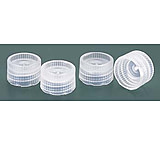 Image of Nalge Nunc Closures for NALGENE Micro Packaging Vials, PPCO, Sterile, NALGENE 342825-1111 Amber Closures