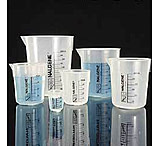 Image of Nalge Nunc Griffin Low Form Graduated Beakers, Polypropylene, NALGENE 1201-0600, Pack of 4