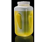 Image of Nalge Nunc Large Square Bottle, Polypropylene, Wide Mouth, NALGENE 2122-0010 Bottle Wm Square 1 Gal