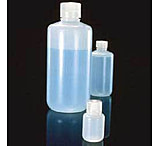 Image of Nalge Nunc Low-Particulate Bottles, High-Density Polyethylene, Narrow Mouth, with Screw Caps, NALGENE 382099-0500