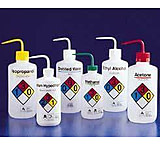 Image of Nalge Nunc Right-To-Know Safety Wash Bottles, NALGENE 2425-0501 500 Ml Size, 28 Mm Closures, Pack of 6