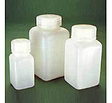 Image of Nalge Nunc Square Bottles, High-Density Polyethylene, Wide Mouth, NALGENE 2114-0016, Pack of 12