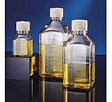 Image of Nalge Nunc Square Media Bottles, PETG, Sterile, Graduated, NALGENE 2019-0250, Case of 48