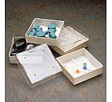 Image of Nalge Nunc Storage Box, Polycarbonate, NALGENE 5050-0001 Storage Box Pc 5-1/4X5-1/4 PK4, Pack of 4