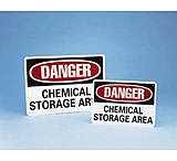 Image of National Marker Chemical Sign Danger ACID10X14 D-5-PB