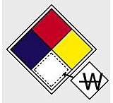 Image of National Marker Decal Corrosive 6 PK5 DCL-14-6