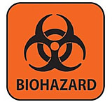 Image of National Marker Label Biohazard 500/ROLL S52RL