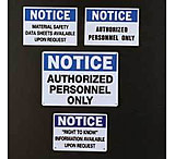 Image of National Marker Sgn MAT.SAFTEY Data Shts 10X14 N-144-RB
