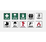 Image of National Marker Sign Wear Your Respirator 7X7 S-19-P