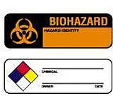 Image of National Marker WRTE-ON HAZ.LAB.(BIO-HAZ)RL500 WOL-6