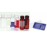 Image of Thermo Scientific Target 10-425 Screw-Thread Vials, Thermo Scientific C4010-88AW Unassembled Vial Kits Amber Target I-D Vials