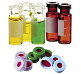 Image of Thermo Scientific Target Snap-It Crimp-Top/Snap-Cap Vials, Thermo Scientific C4011-51B Caps Blue Snap-It Cap