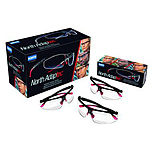 Image of North Safety Products/Haus Glasses Safety Blk/red Clr Lg T5900LTK