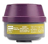 Image of North Safety Products/Haus Respirator Cartridges and Filters, North Safety Products 75SCP100 Defender Multipurpose Cartridge With P100 Filter, Pack of 2