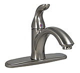 Image of Phoenix Faucets By Valterra Single Handle Hybrid Kitchen Faucet With Side Sprayer Rubbed Bronze
