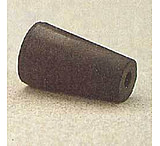 Image of Plasticoid Black Rubber Stoppers, One-Hole 4--M291, Pack