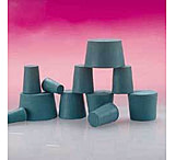 Image of Plasticoid Green Neoprene Stoppers, Solid 13-M350, Pack