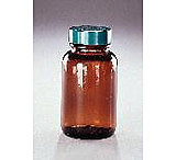 Image of Qorpak Bottle Amber Wide 16OZ CS60 7527A
