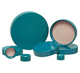 Image of Qorpak Green Thermoset Screw Caps, Fluoropolymer Resin Liner, Qorpak 5215/12, Pack of 12