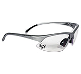 Image of Radians Bone Collector Trigger Youth Shooting Glasses Clear Lens/Silver Frame BCTR60-10CS