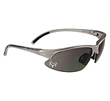 Image of Radians Bone Collector Trigger Youth Shooting Glasses Smoke Lens/Silver Frame BCTR60-20CS